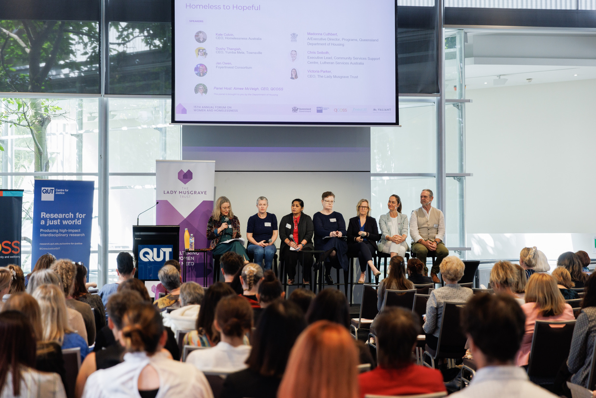 seven panellists at the LMT Annual Forum