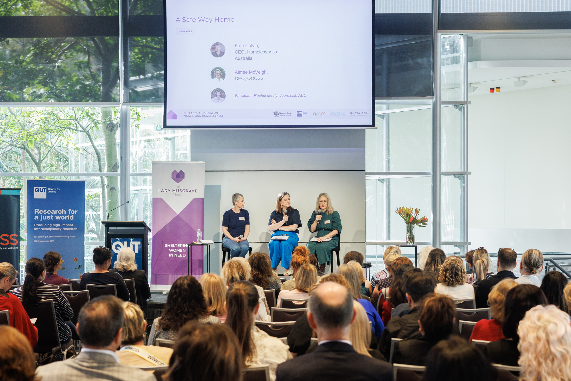 three ladies on the panel